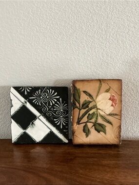 Sid Dickens Retired 2004 T-116 Peony Collectible/di Sen yo Arts wall plaque